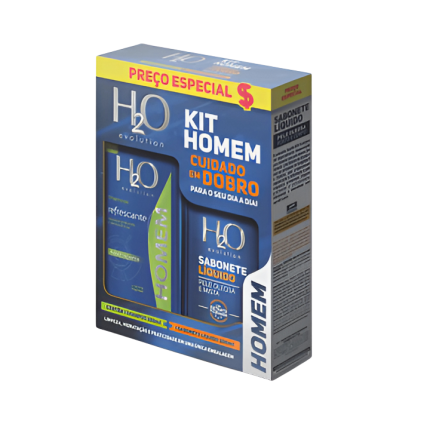 Kit Homem 2 Shampoo + Sabonete Liquido